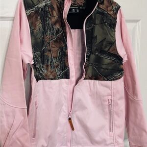 Pink and Camouflage Utility Jacket